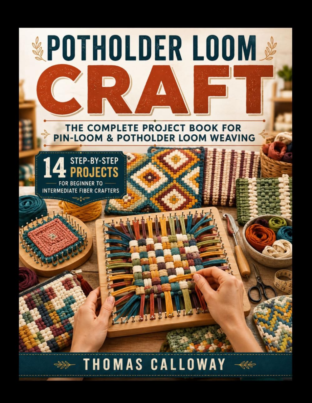 POTHOLDER LOOM CRAFT The Complete Project Book for Pin-Loom & Potholder Loom Weaving: 14 Step-by-Step Projects for Beginner to Intermediate Fiber Crafters baixar livro de graça