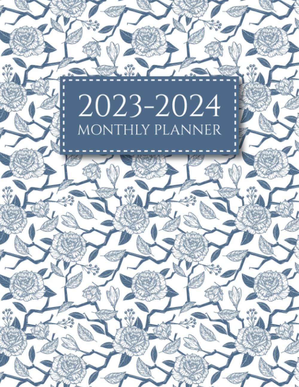 2023-2024 Monthly Planner: Two Year Calendar Schedule Organizer, January 2023 - December 2024 (24 Months) with Federal Holidays, Floral cover baixar livro de graça