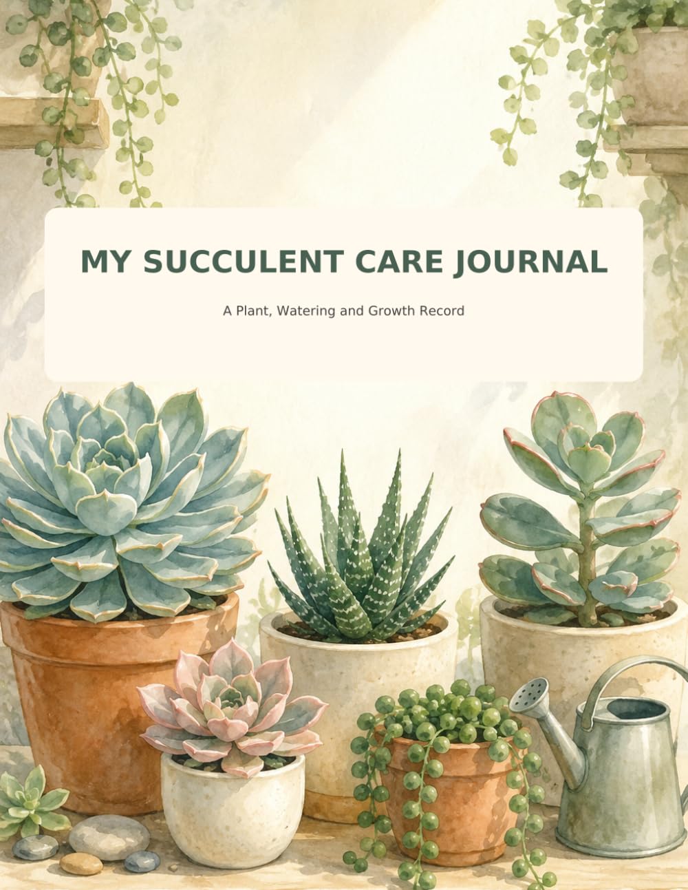 My Succulent Care Journal: A Plant, Watering and Growth Record baixar o livro de graça