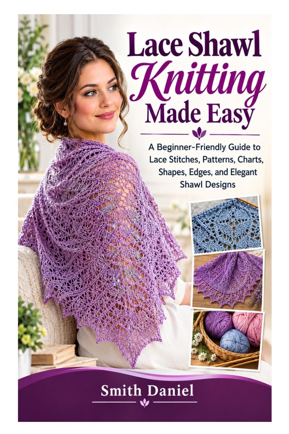 capítulo por capítulo baixar Lace Shawl Knitting Made Easy: A Beginner-Friendly Guide to Lace Stitches, Patterns, Charts, Shapes, Edges, and Elegant Shawl Designs