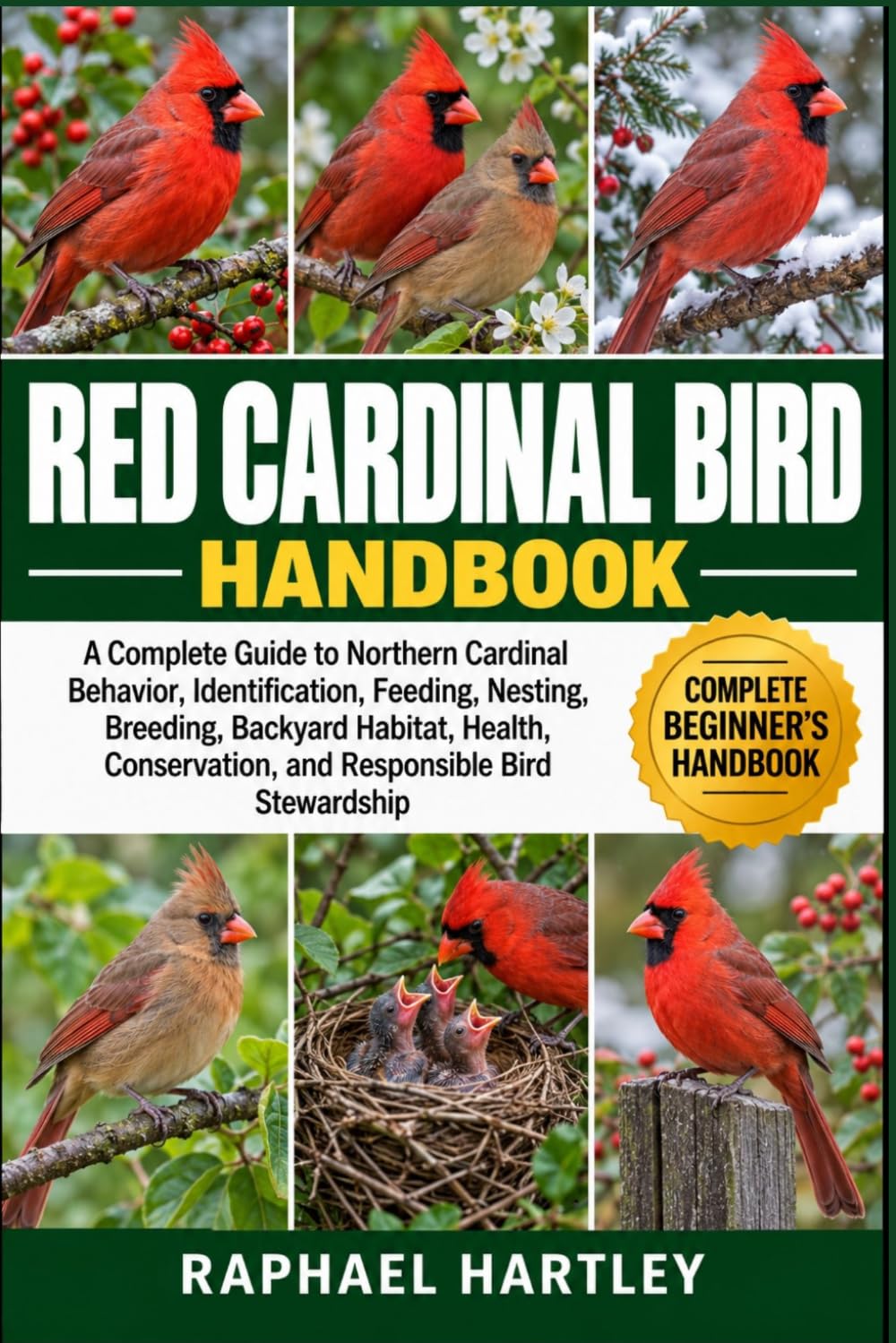 RED CARDINAL BIRD HANDBOOK: A Complete Guide to Northern Cardinal Behavior, Identification, Feeding, Nesting, Breeding, Backyard Habitat, Health, Conservation, and Responsible Bird Stewardship baixar o livro de graça