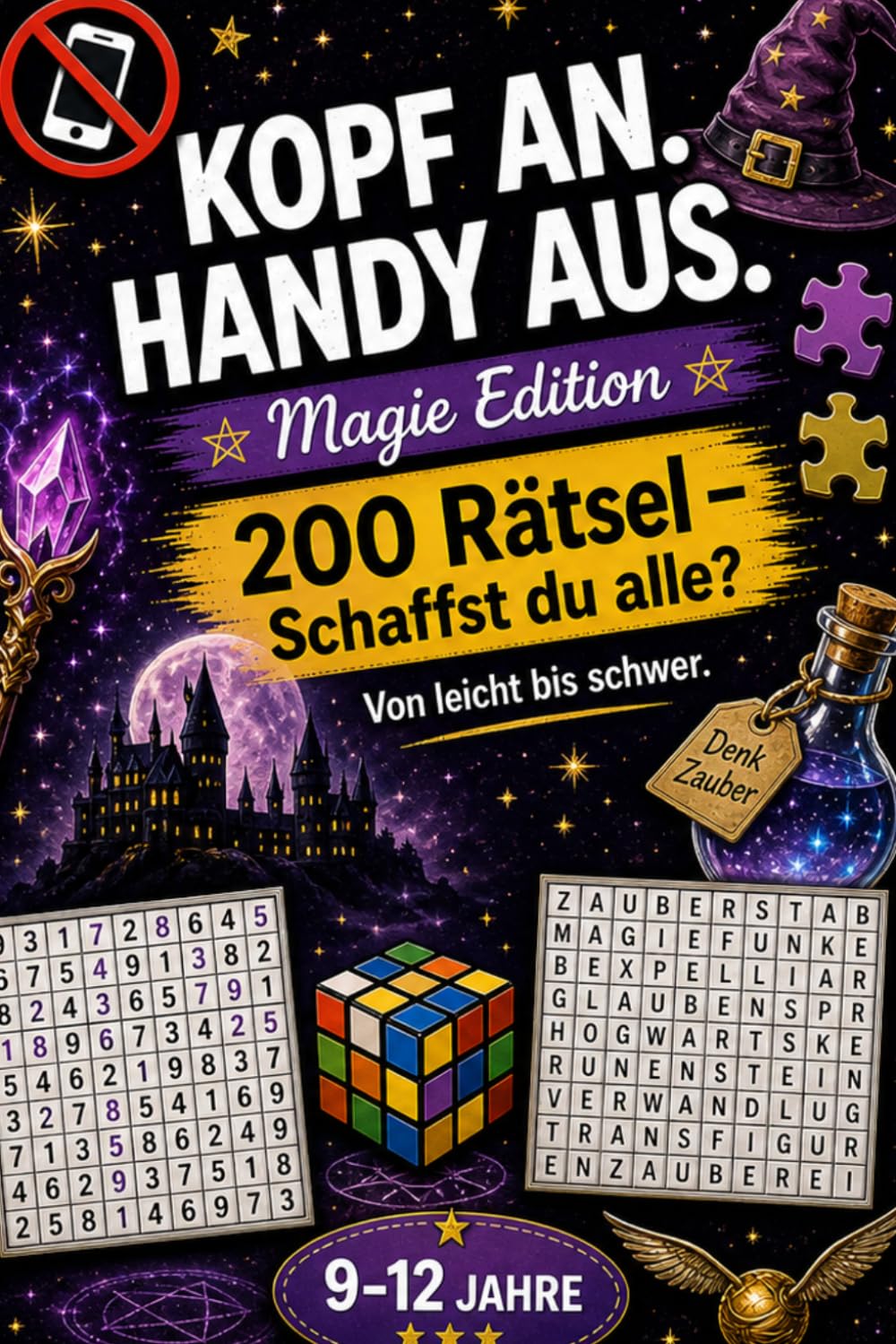 capítulo por capítulo baixar Kopf an. Handy aus. Magie Edition - 200 Rätsel: Perfekt als Geschenk - Rätselbuch für clevere Kinder und Teenager (9 - 12 Jahre) (German Edition)