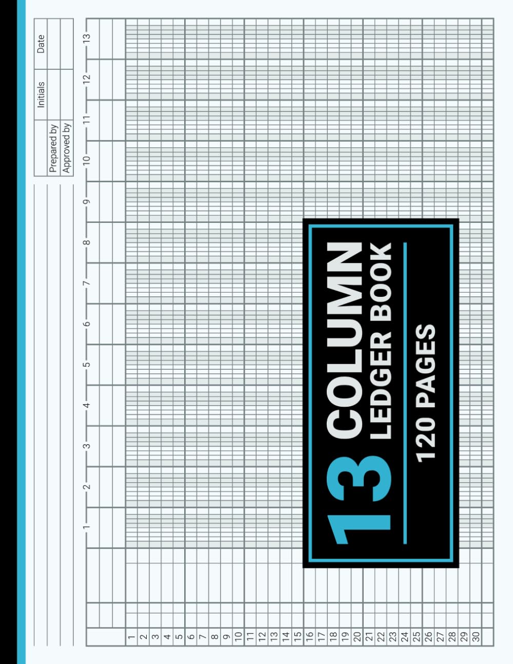 capítulo por capítulo baixar 13 Column Ledger Book: Accounting Ledger Book 13 Column, For Bookkeeping, Small Business and Personal Use, 8.5" x 11", 120 Pages