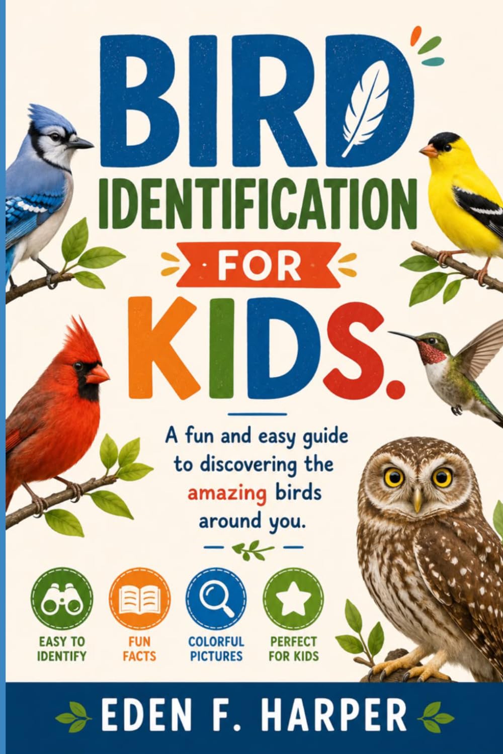 ler totalmente BIRD IDENTIFICATION FOR KIDS: A FUN AND EASY GUIDE TO DISCOVERING THE AMAZING BIRDS AROUND YOU