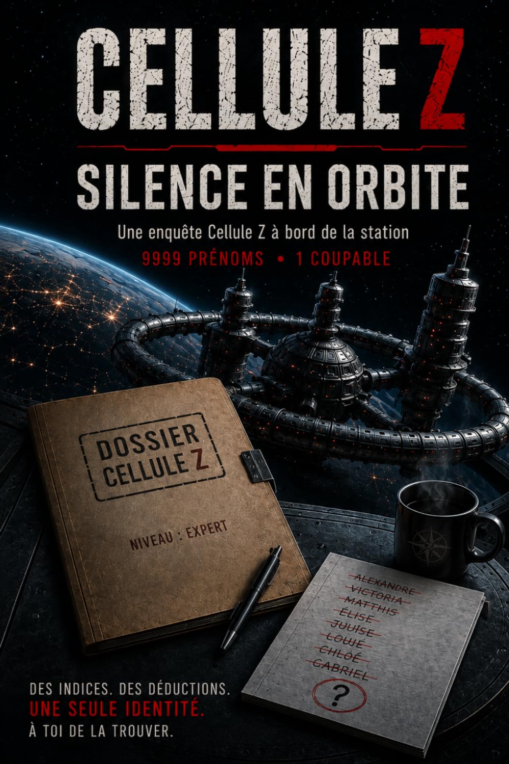 capítulo por capítulo baixar CELLULE Z – Silence en Orbite: Trouve le porteur initial parmi 9 999 prénoms | Enquête, logique et déduction | Livre-jeu pour adultes • Des indices •... • Thème: station spatiale (French Edition)
