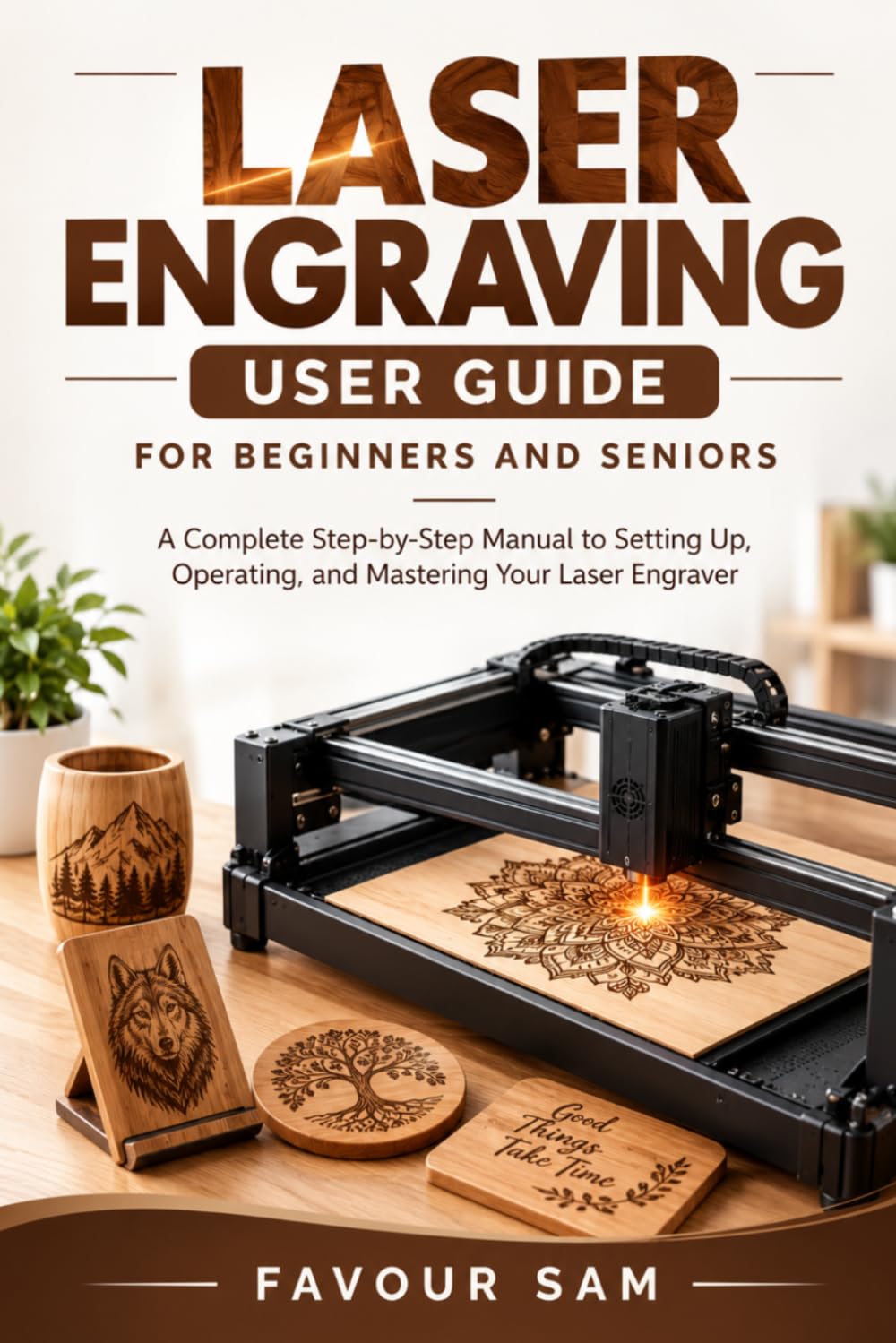 Laser Engraving User Guide for Beginners and Seniors: A Complete Step-by-Step Manual to Setting Up, Operating, and Mastering Your Laser Engraver baixar livro de graça