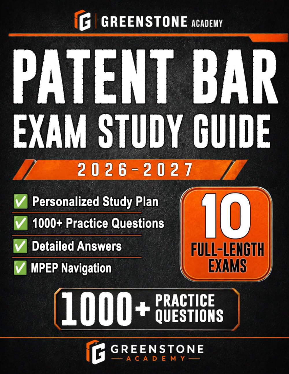 Patent Bar Exam Study Guide 2026–2027: Exam Review with Personalized Study Plan, 1,000 Practice Questions, 10 Full-Length Exams, Detailed Answers, and Faster MPEP Navigation for Busy Professionals baixar livro de graça