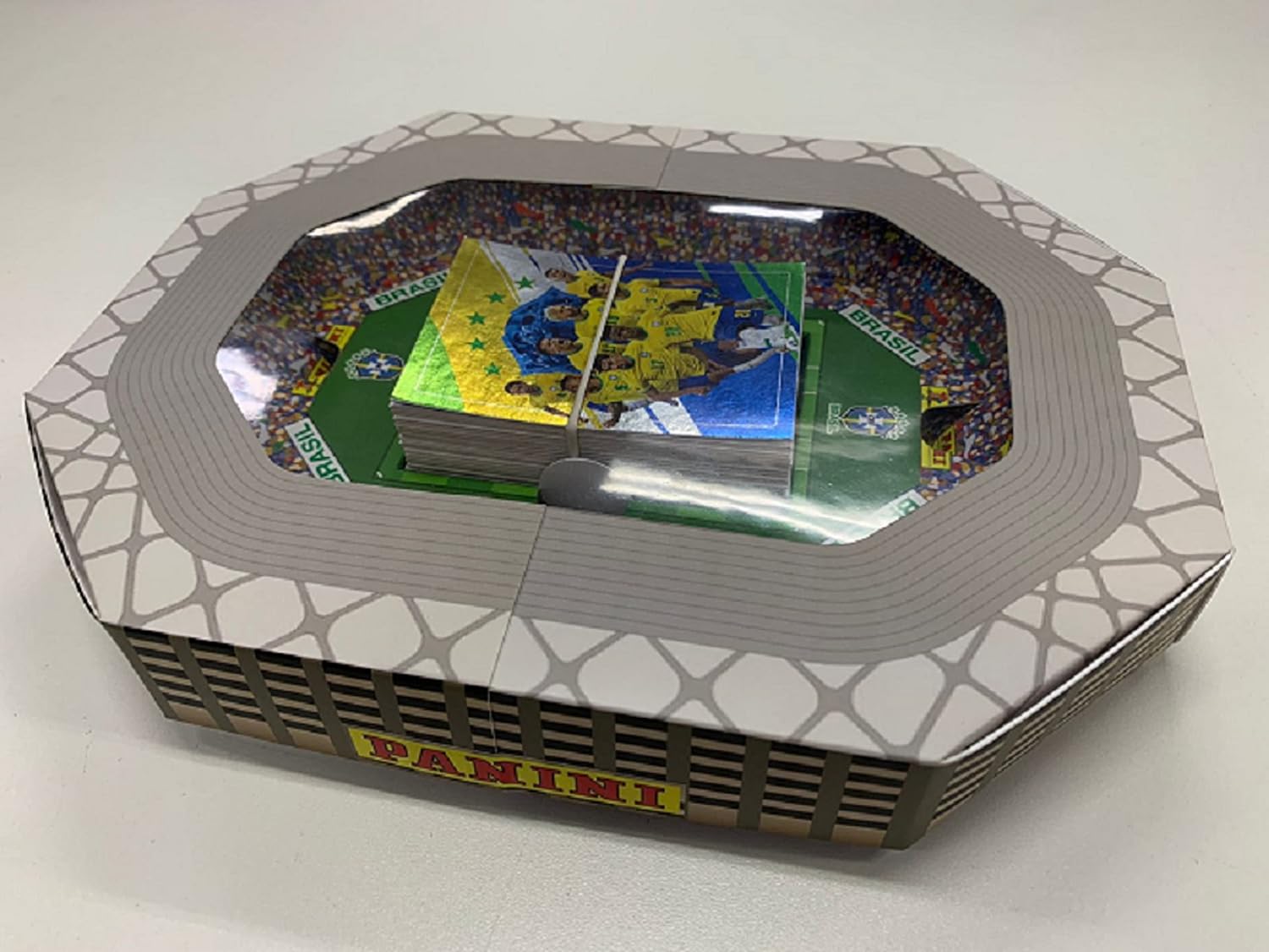 ler totalmente Mini estádio - cards seleção brasileira - c/ 60 cards