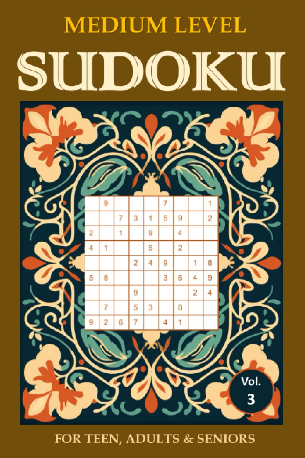 Sudoku Puzzle Books Medium Vol.3: 200 Easy to Read Puzzles, Medium Level. For Teens, Adults, Seniors. Boost your Brain with Logic Games baixar o livro de graça