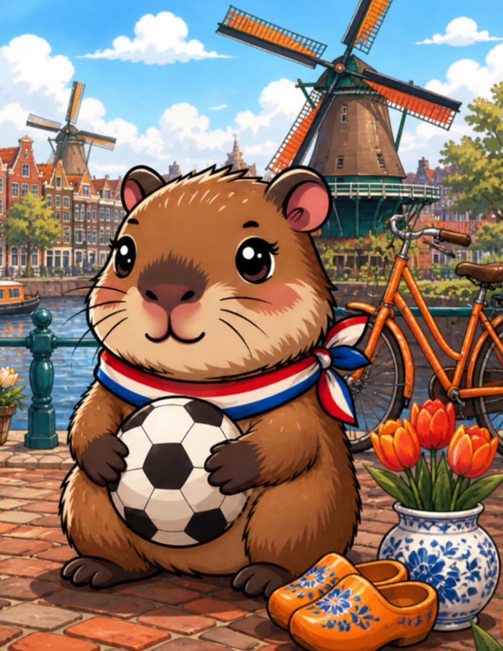 ler totalmente A4 Lined Notebook – Soccer/Football Fans – Netherlands Edition: Capybara – Large Ruled Journal for School, Writing, Notes and Daily Use: Large A4... and Daily Writing (Portuguese Edition)