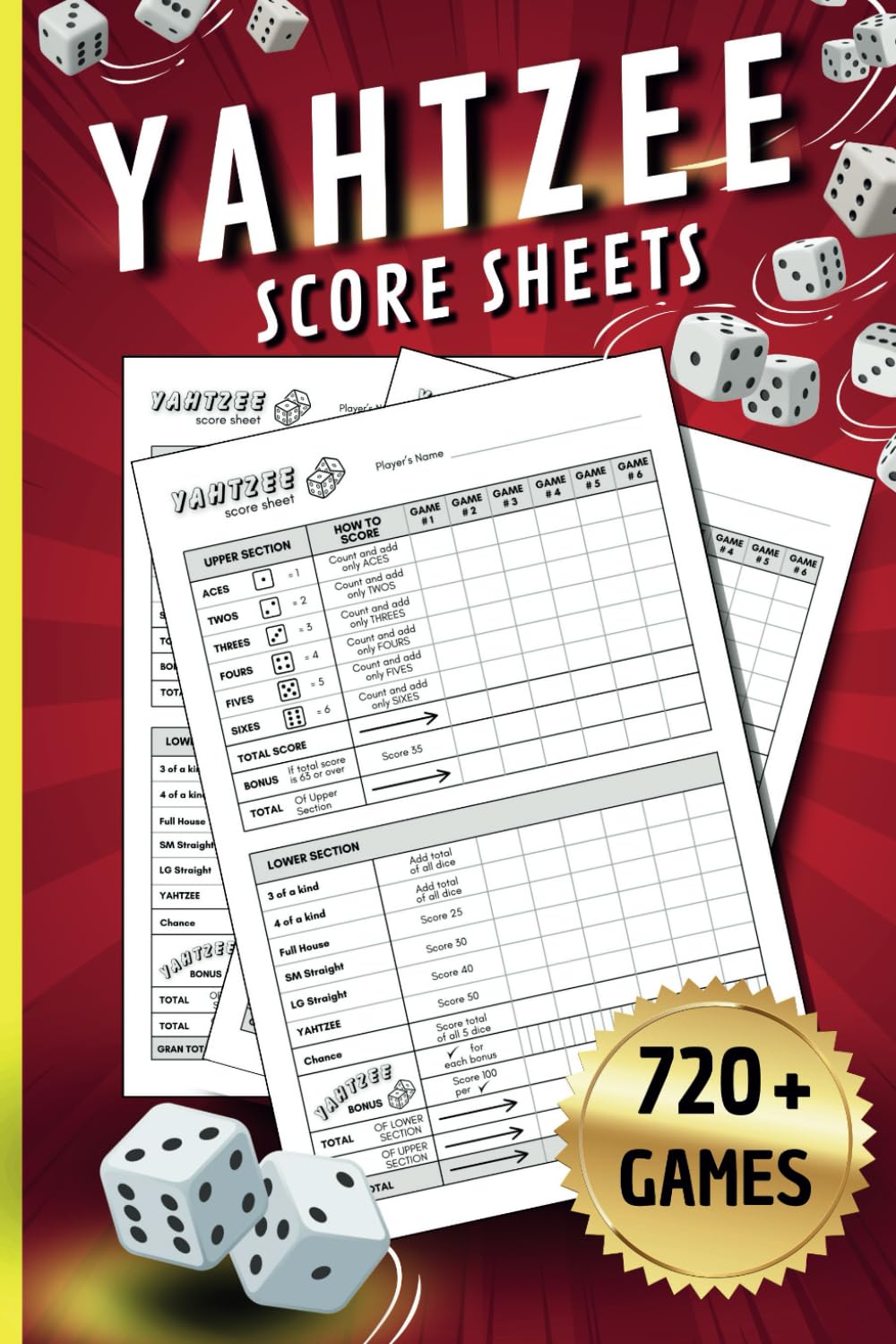 Yahtzee Score Sheets: Score pads for Yahtzee Scorekeeping, Travel 6X9 inches Compatible with Yardzee & Yahtzee Games baixar o livro de graça