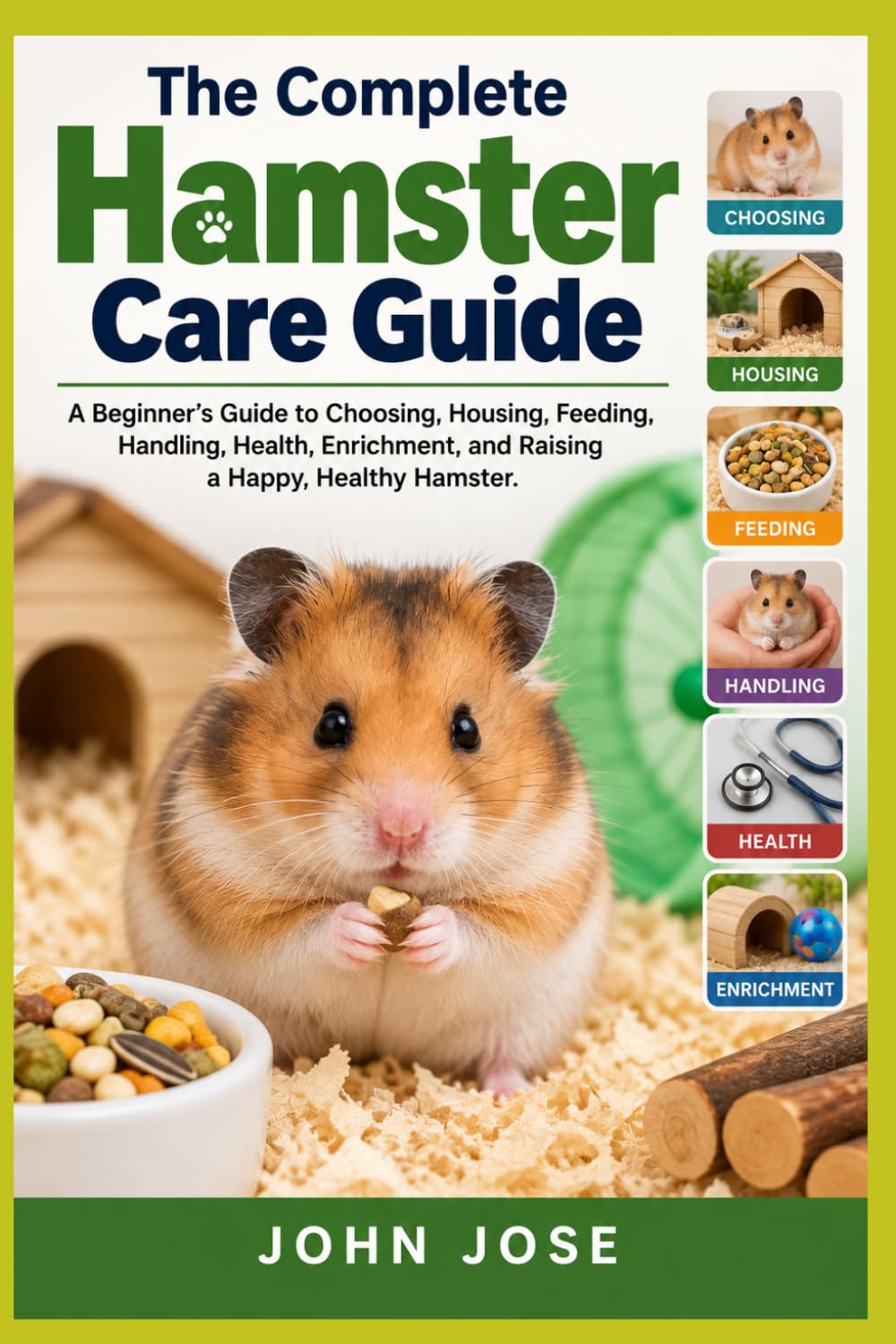 The Complete Hamster Care Guide: A Beginner's Guide to Choosing, Housing, Feeding, Handling, Health, Enrichment, and Raising a Happy, Healthy Hamster baixar o livro de graça