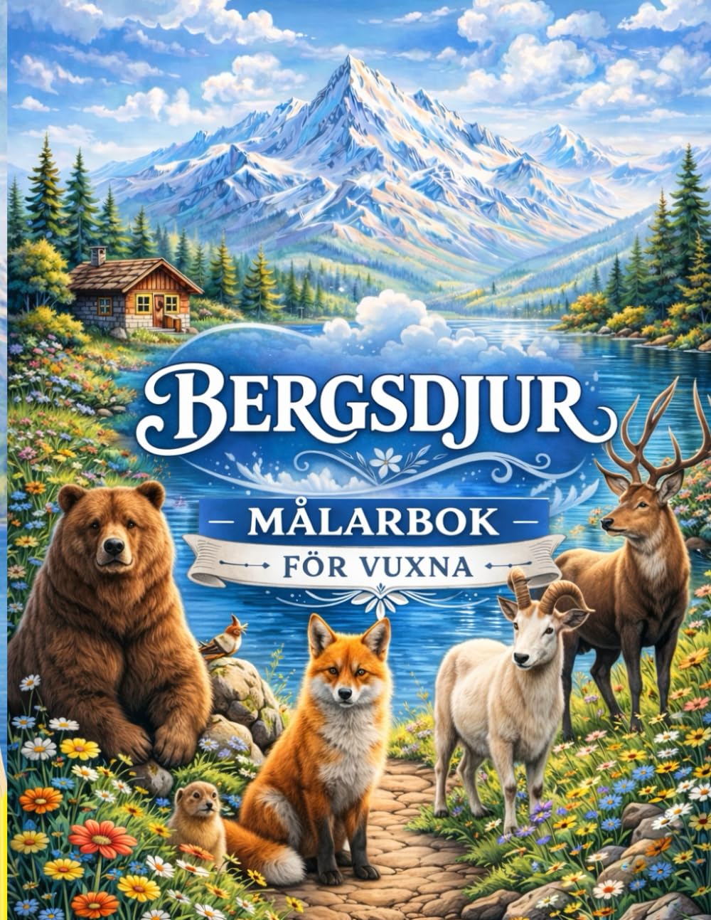 ler totalmente Bergsdjur — Anti-Stress Målarbok för Vuxna:: 40 Fridfulla Bergsdjur för Stresslindring och Mindfulness att Färglägga (Lugn i Fjällen) (Swedish Edition)