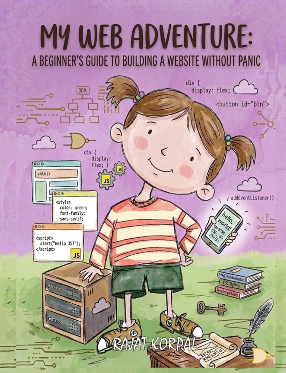 ler totalmente My Web Adventure: A beginner's Guide to Building a Website Without Panic