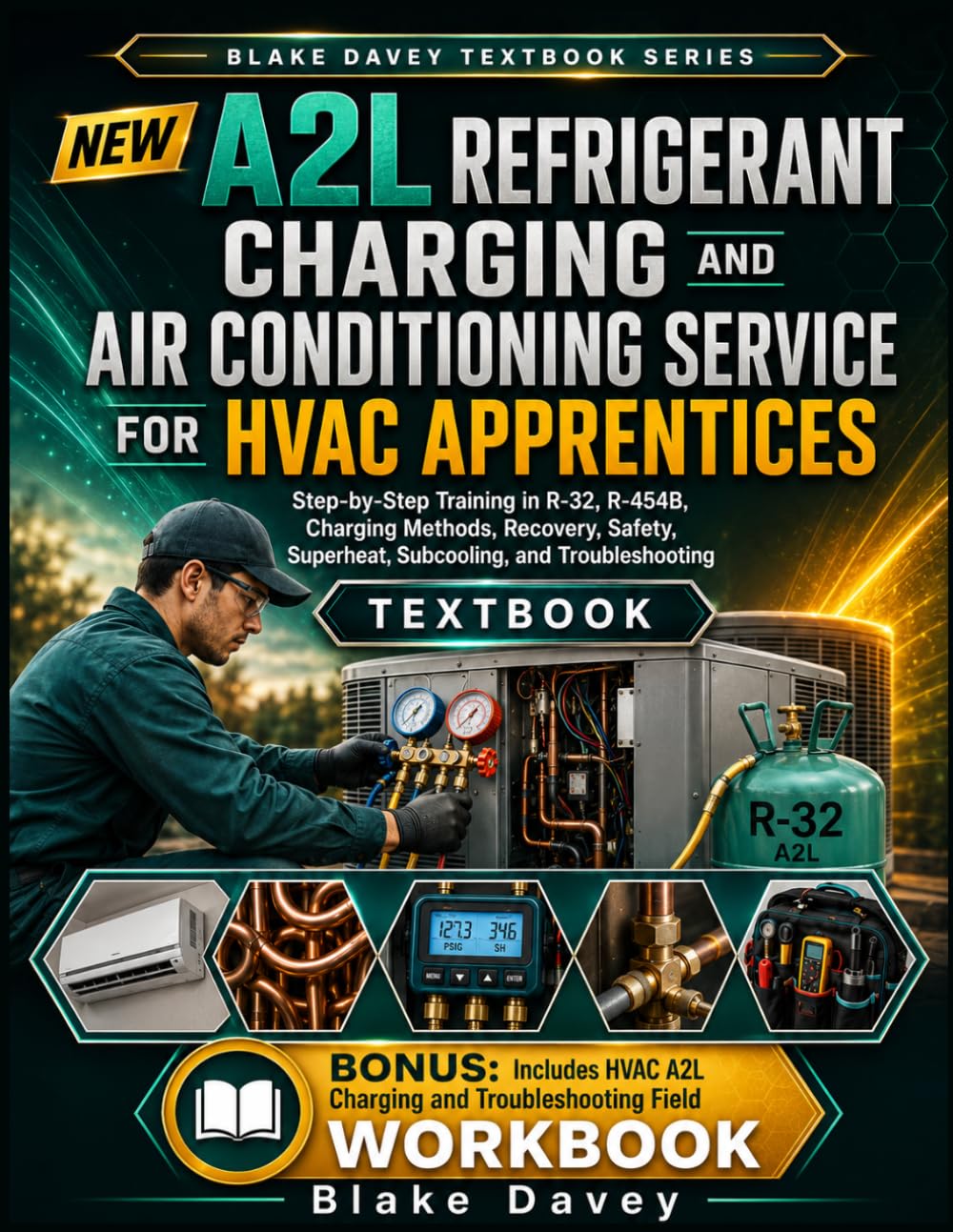 NEW A2L REFRIGERANT CHARGING AND AIR CONDITIONING SERVICE FOR HVAC APPRENTICES: Step-by-Step Training in R-32, R-454B, Charging Methods, Recovery, Safety, Superheat, Subcooling, and Troubleshooting baixar o livro de graça