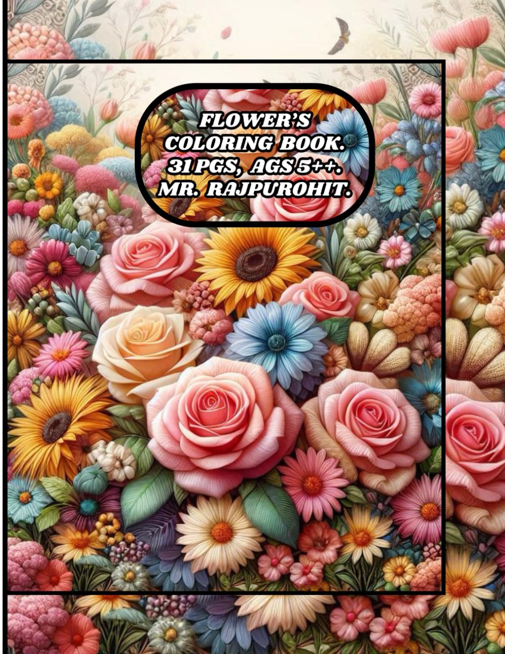 FLOWER'S COLORING BOOK