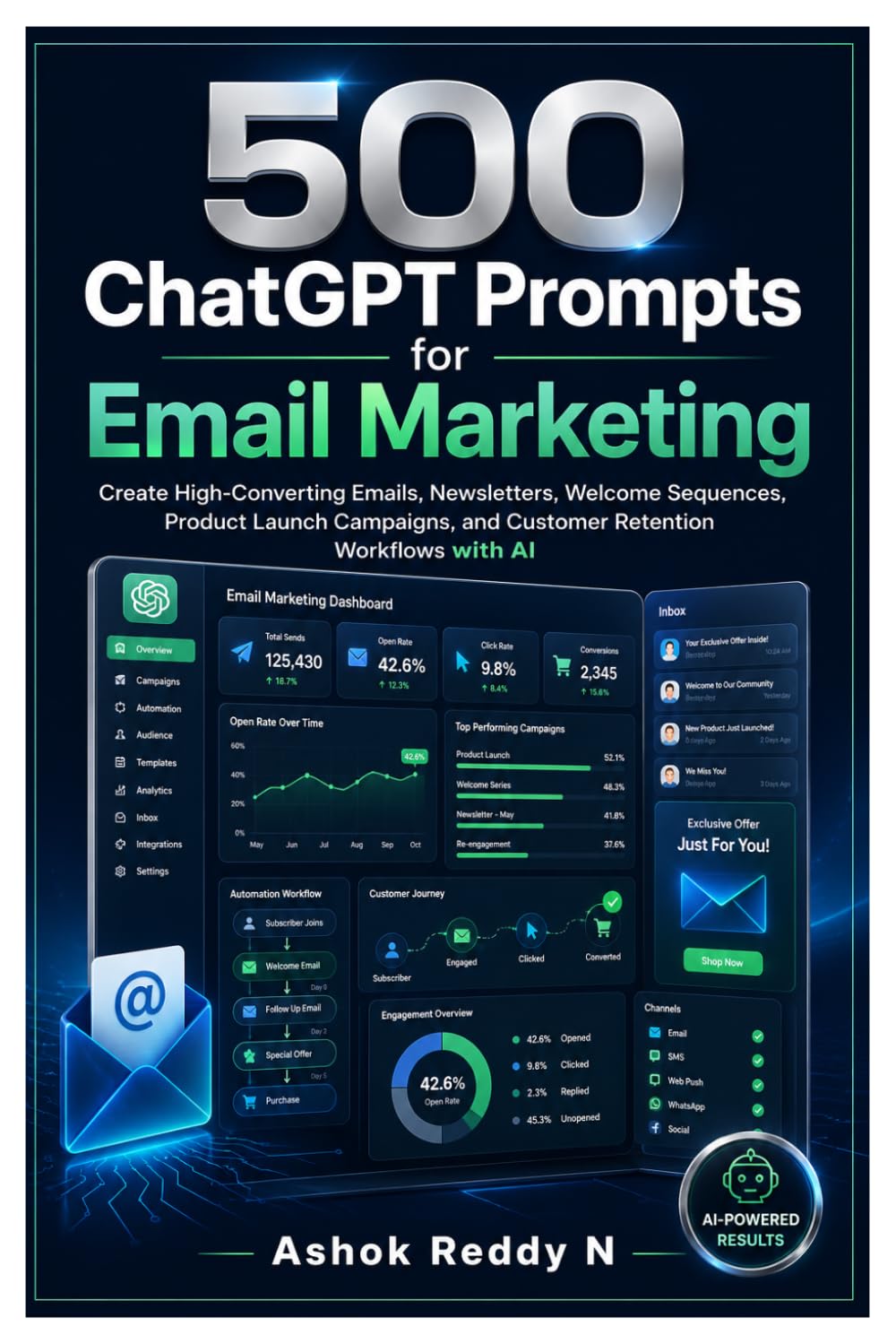 capítulo por capítulo baixar 500 ChatGPT Prompts for Email Marketing: Create High-Converting Emails, Newsletters, Welcome Sequences, Product Launch Campaigns, and Customer Retention Workflows with AI