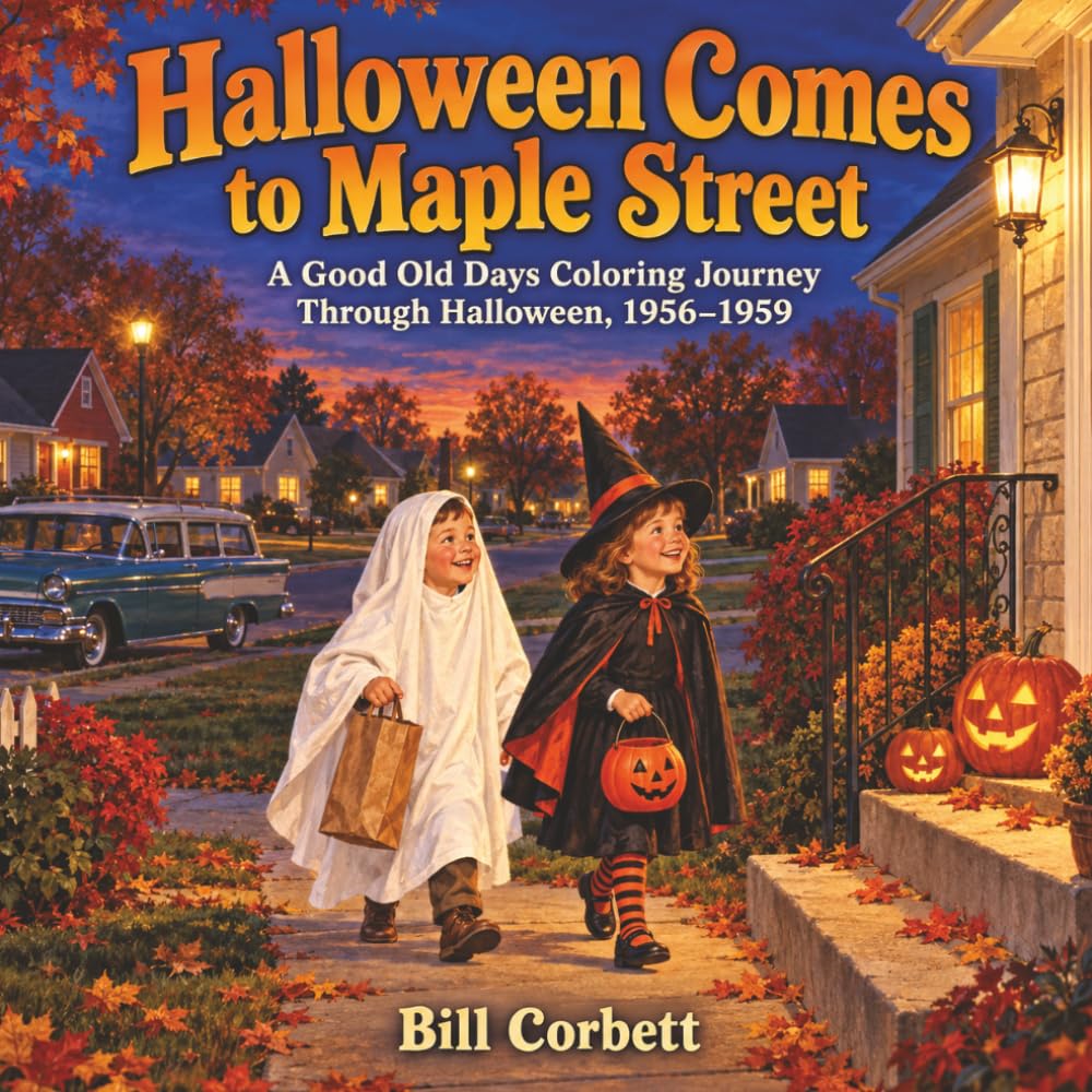 Halloween Comes to Maple Street: A Good Old Days Halloween Coloring Book for Seniors (Good Old Days Coloring Books) baixar o livro de graça