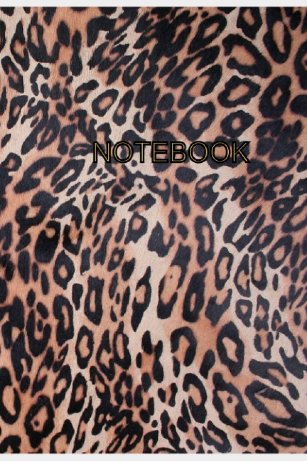 Notebook: Get this Leopard Print Notebook - small 6 x 9, 120 pages