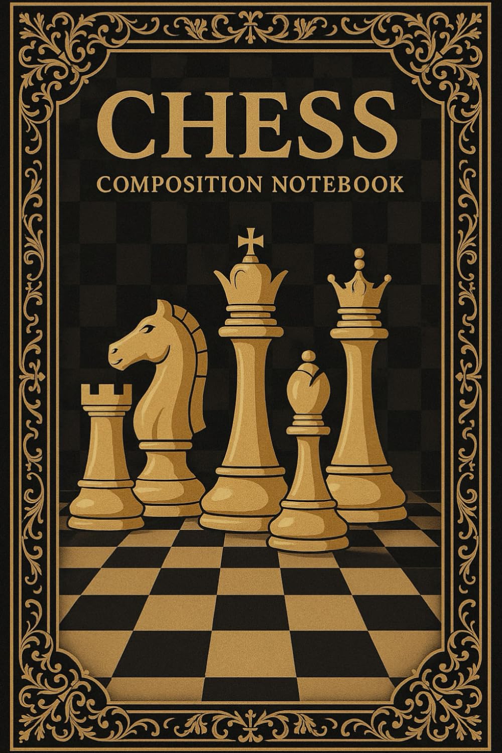 The King’s Gambit – Chess Composition Journal: Create, Analyze & Master Chess Strategies | 120 Pages of Diagrams and Notes | For Players & Creators