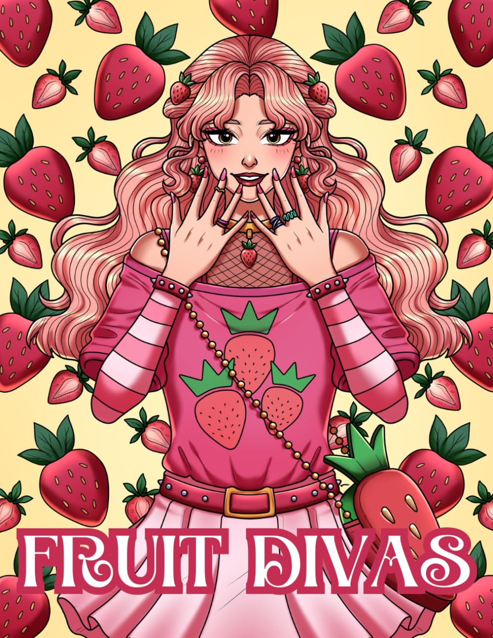 ler totalmente Fruit Divas: An Adult Coloring Book Featuring Adorable Girls Dressed in Fun Fruity Fashions for Relaxation and Stress-Relief