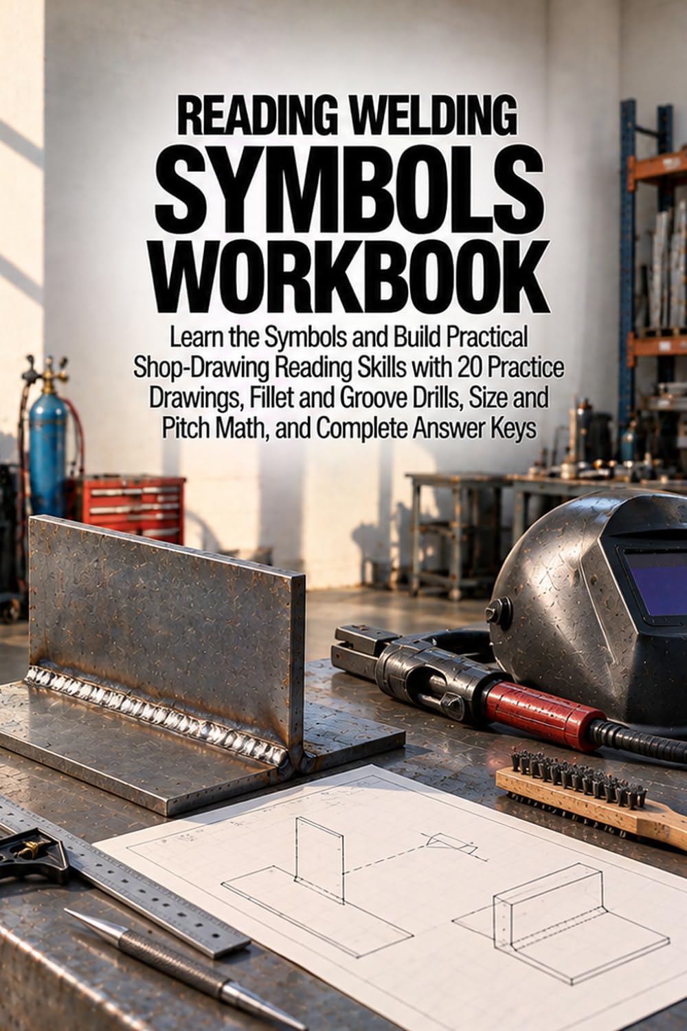 Reading Welding Symbols Workbook: Learn the Symbols and Read Any Shop Drawing with 20 Practice Drawings, Fillet and Groove Drills, Size and Pitch Math, and Complete Answer Keys baixar livro de graça