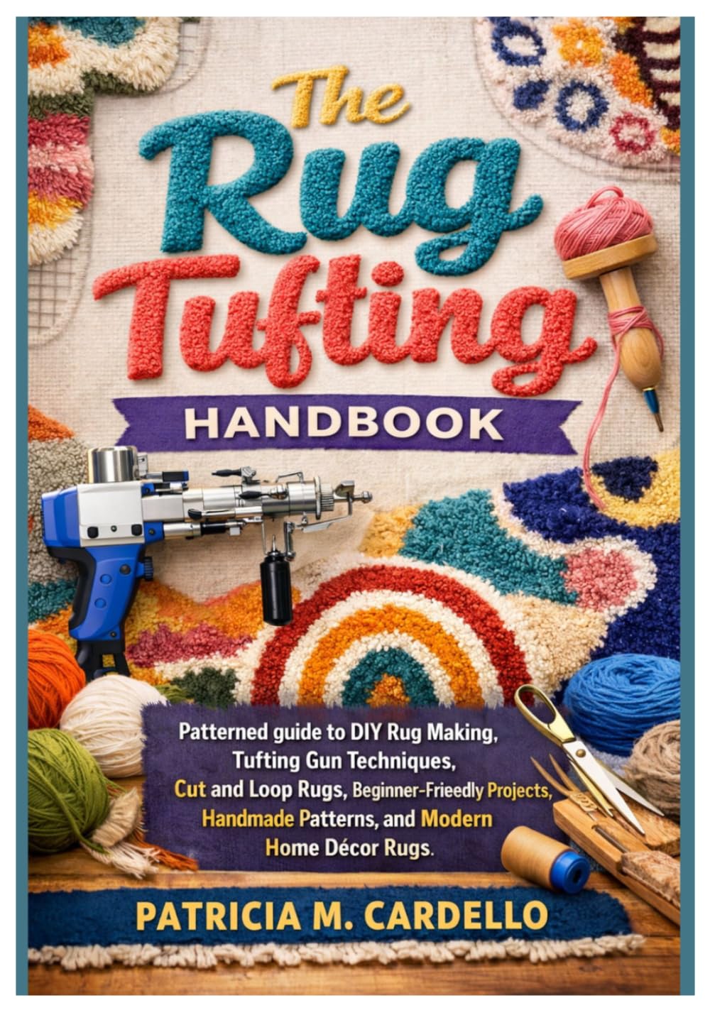ler totalmente The Rug Tufting Handbook: Patterned guide to DIY Rug Making, Tufting Gun Techniques, Cut and Loop Rugs, Beginner-Friendly Projects, Handmade Patterns, and Modern Home Décor Rugs
