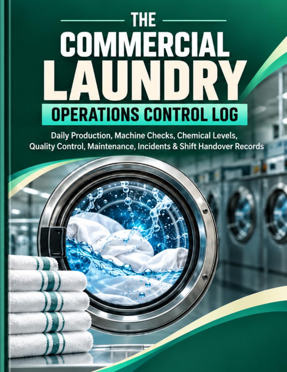 The Commercial Laundry Operations Control Log: Daily Production, Machine Checks, Chemical Levels, Quality Control, Maintenance, Incidents & Shift Handover Records