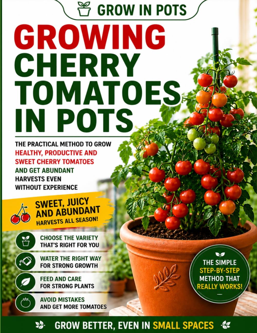 Cherry Tomatoes in Pots: The Proven Grow in Pots System to Produce Massive Harvests of Sweet, Juicy Tomatoes in Any Small Space, Even If You’ve Never Grown Anything Before baixar livro de graça