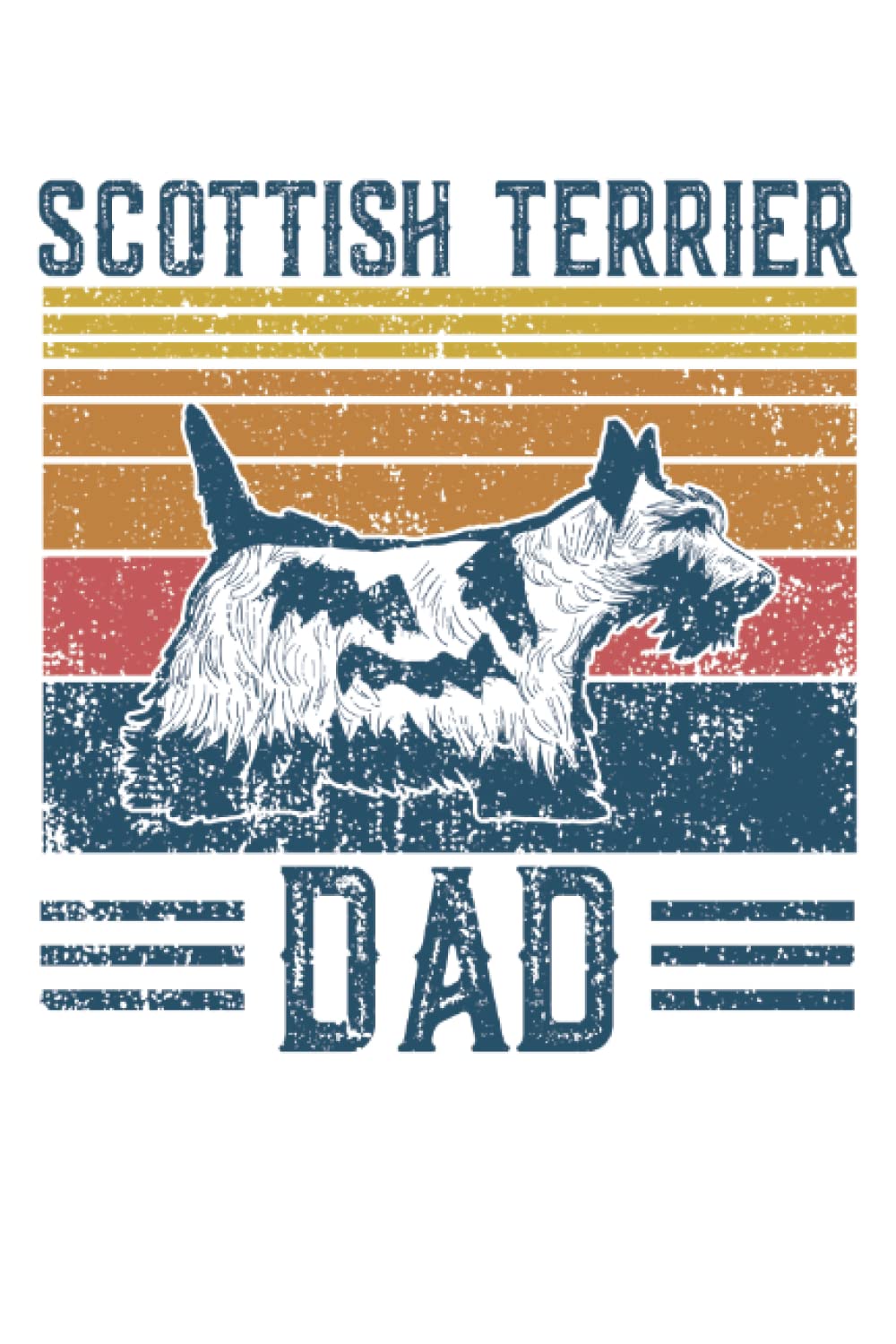 ler totalmente Dog Scottish Terrier Dad - Vintage Scottish Terrier Dad: A Journal Size (6 x 9 inches) Notebook | Diary | Planner with 120 Lined Pages