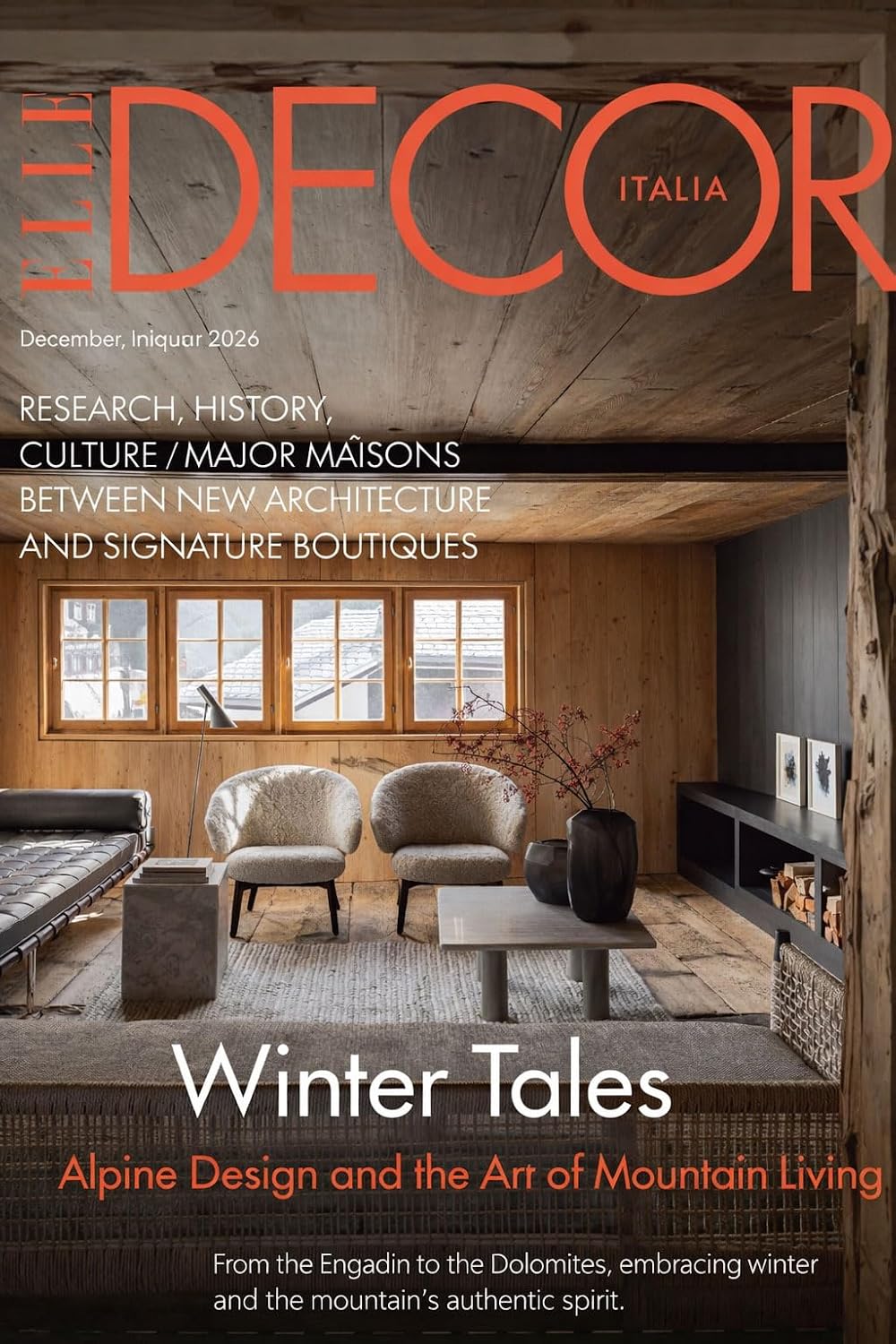 Elle Decor Italia December/January 2026: Research, History, Culture, Major Maisons Between New Architecture and Signature Boutiques (English Edition) baixar o livro de graça