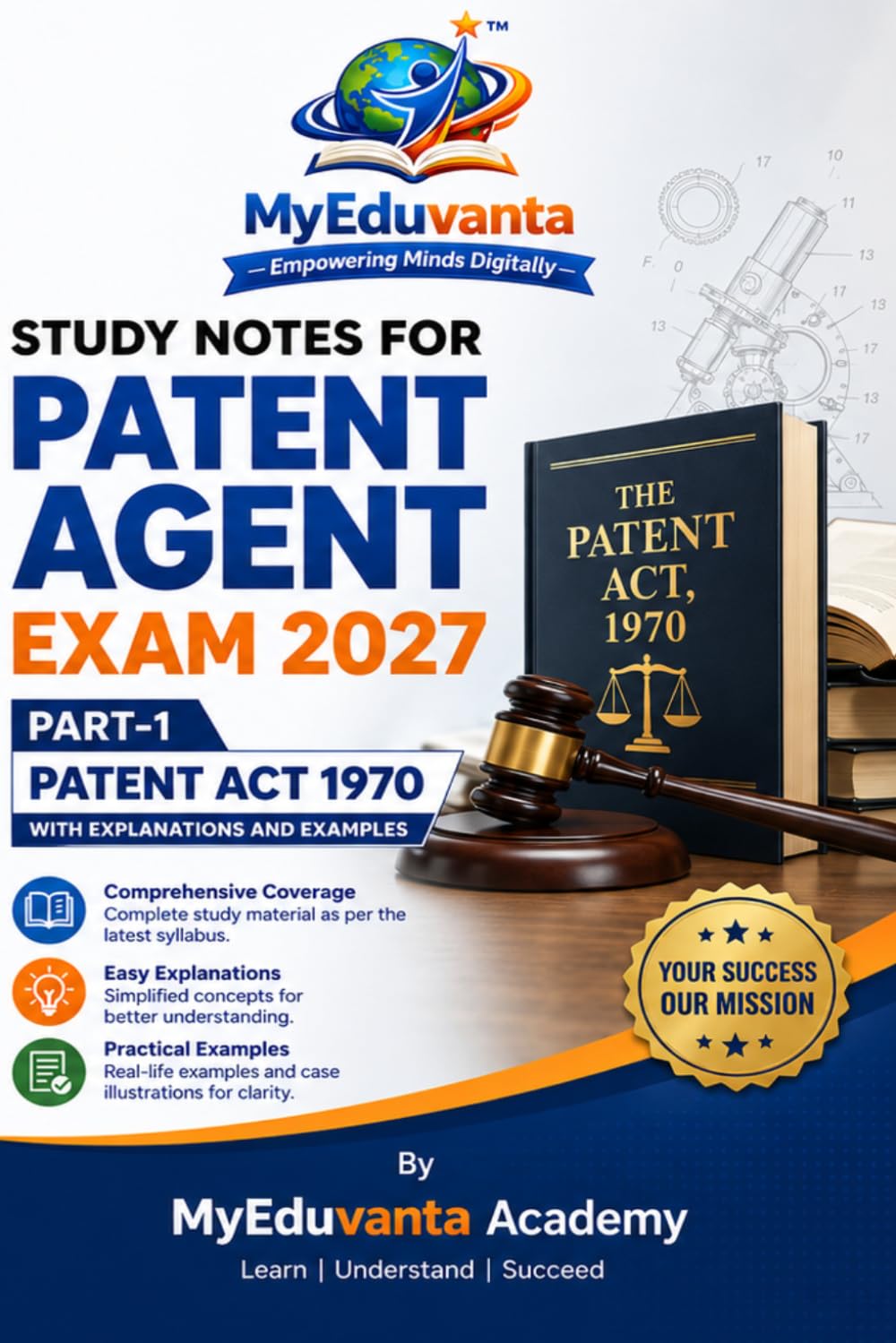 Study Notes Patent Agent Exams 2027: Part-1- Patent Act 1970 baixar livro de graça
