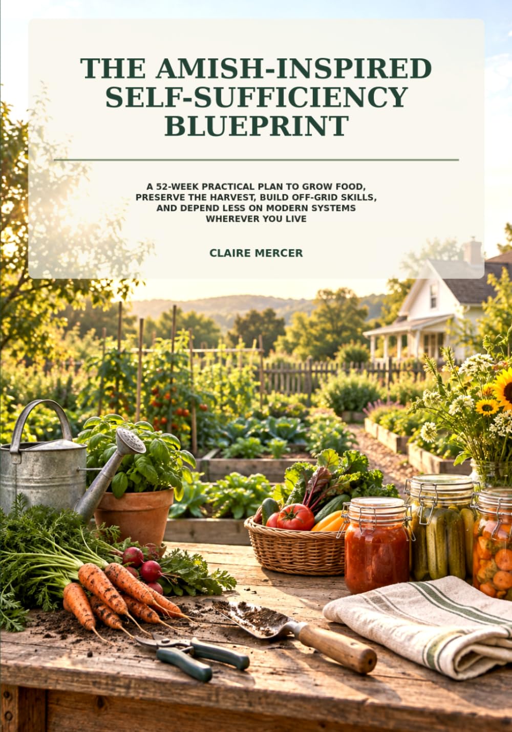 The Amish-Inspired Self-Sufficiency Blueprint: A 52-Week Practical Plan to Grow Food, Preserve the Harvest, Build Off-Grid Skills, and Depend Less on Modern Systems Wherever You Live baixar livro de graça