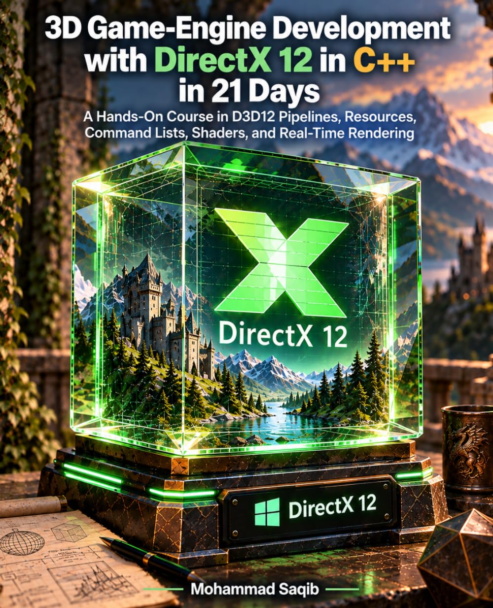 3D Game-Engine Development with DirectX 12 in C++ in 21 Days: A Hands-On Course in D3D12 Pipelines, Resources, Command Lists, Shaders, and Real-Time Rendering baixar livro de graça