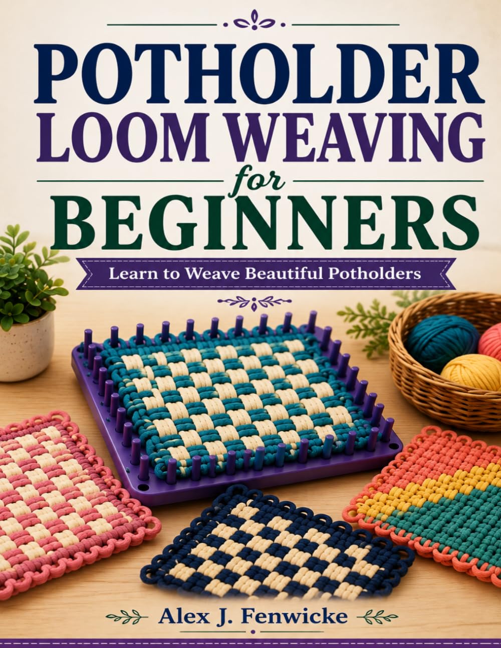 Potholder Loom Weaving for Beginners: Learn To Weave Beautiful Potholders baixar livro de graça