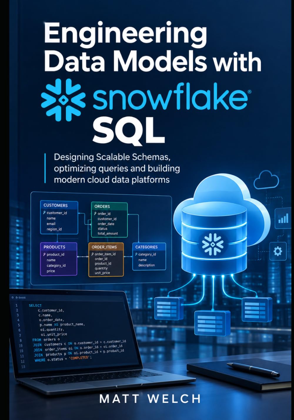 Engineering Data Models with Snowflake SQL: Designing Scalable Schemas, optimizing queries and building modern cloud data platforms baixar livro de graça