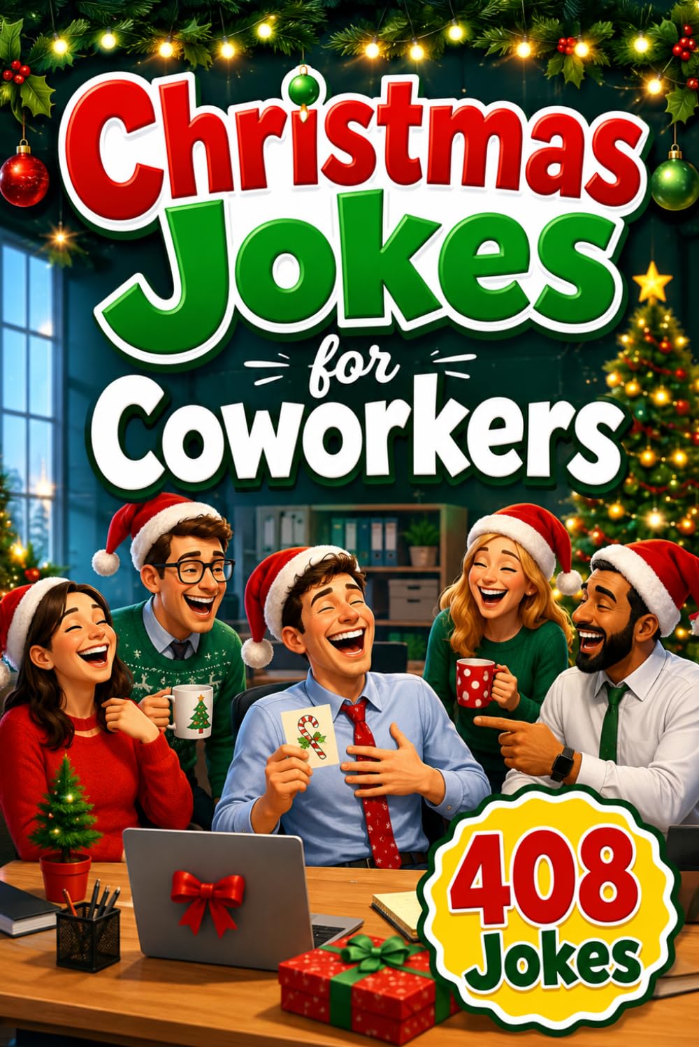 Christmas Jokes for Coworkers: Over 408 Clean Office One-Liners, Puns, Riddles, and Knock-Knocks for Workplace Holiday Laughs baixar o livro de graça