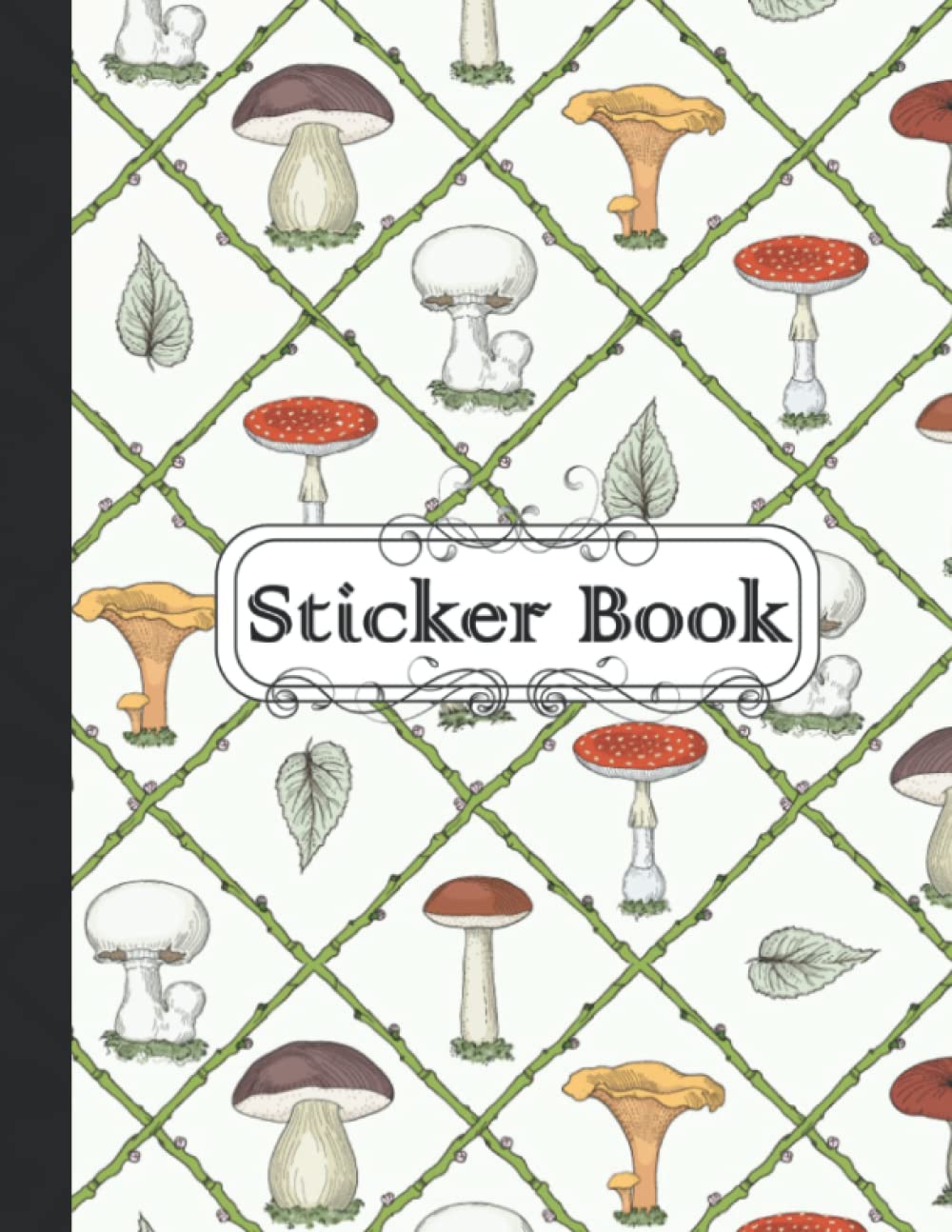 Sticker Book: vintage mushroom Theme Softcover Blank Sticker Album, Sticker Album For Collecting Stickers For Adults, Blank Sticker. baixar o livro de graça