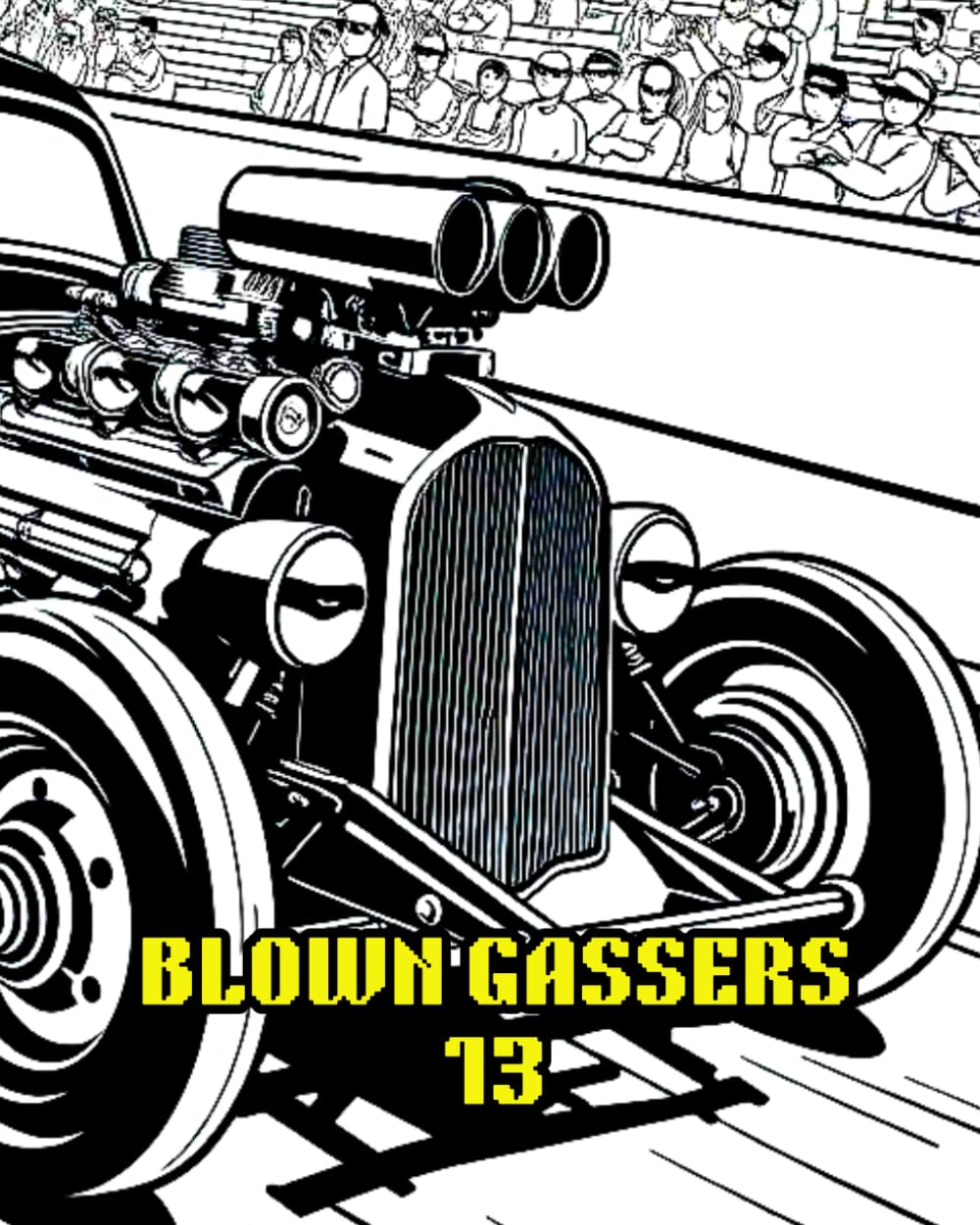 BLOWN GASSERS 13: ICONIC BRITISH SPORTS CAR EDITION COLOURING BOOK baixar o livro de graça