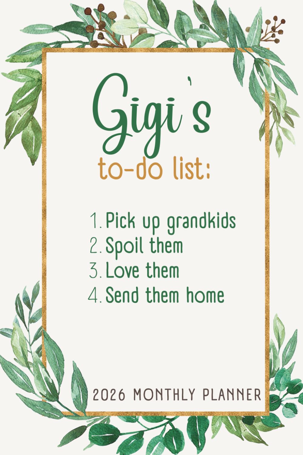 capítulo por capítulo baixar 2026 Monthly Planner Gigi's To-Do List: Daily Organizer with Holidays, Tabs, and Grandparent Quotes