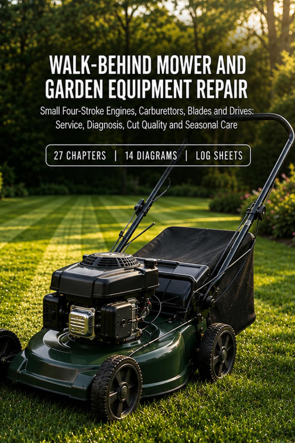 Walk-Behind Mower and Garden Equipment Repair: Small Four-Stroke Engines, Carburettors, Blades and Drives: Service, Diagnosis, Cut Quality and Seasonal Care