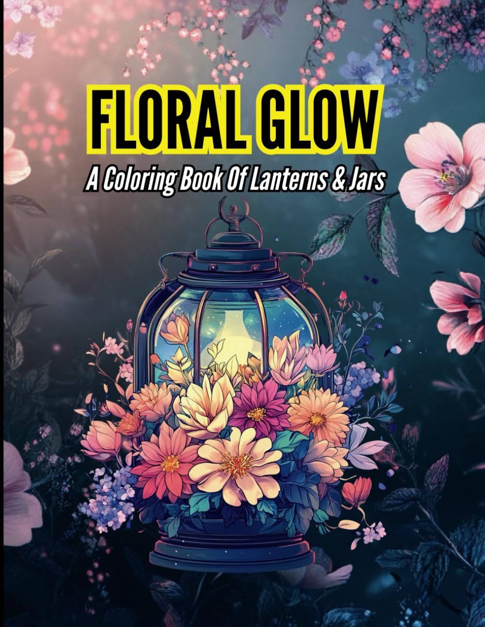 ler totalmente Floral Glow: A Coloring Book of Lanterns and Jars