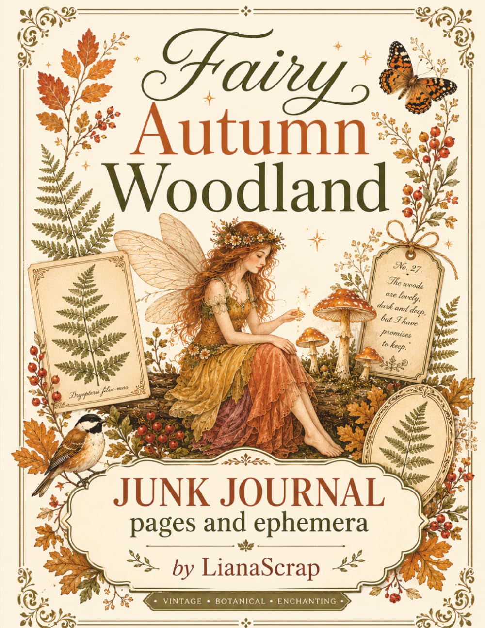 capítulo por capítulo baixar Fairy Autumn Woodland: Junk Journal Pages and Ephemera