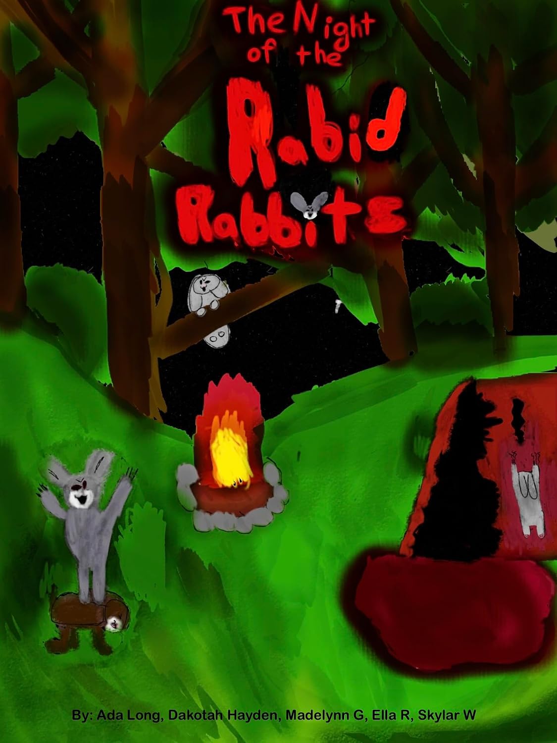 ler totalmente The Night of the Rabid Rabbits (English Edition)