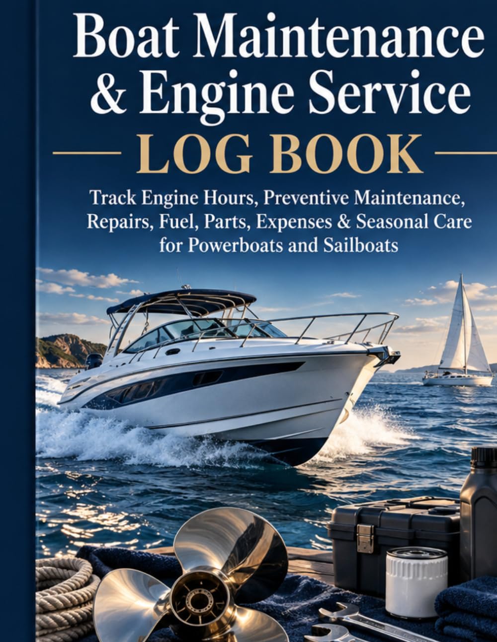 ler totalmente Boat Maintenance & Engine Service Log Book: Track Engine Hours, Preventive Maintenance, Repairs, Fuel, Parts, Expenses & Seasonal Care for Powerboats and Sailboats