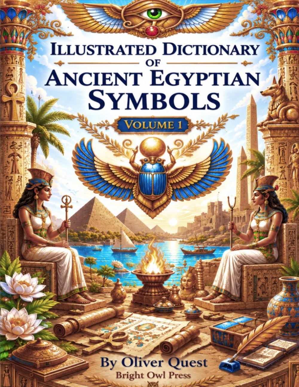 ler totalmente Illustrated Dictionary of Ancient Egyptian Symbols: A Visual Guide to Sacred Signs, Gods, Animals, Objects, and Meanings