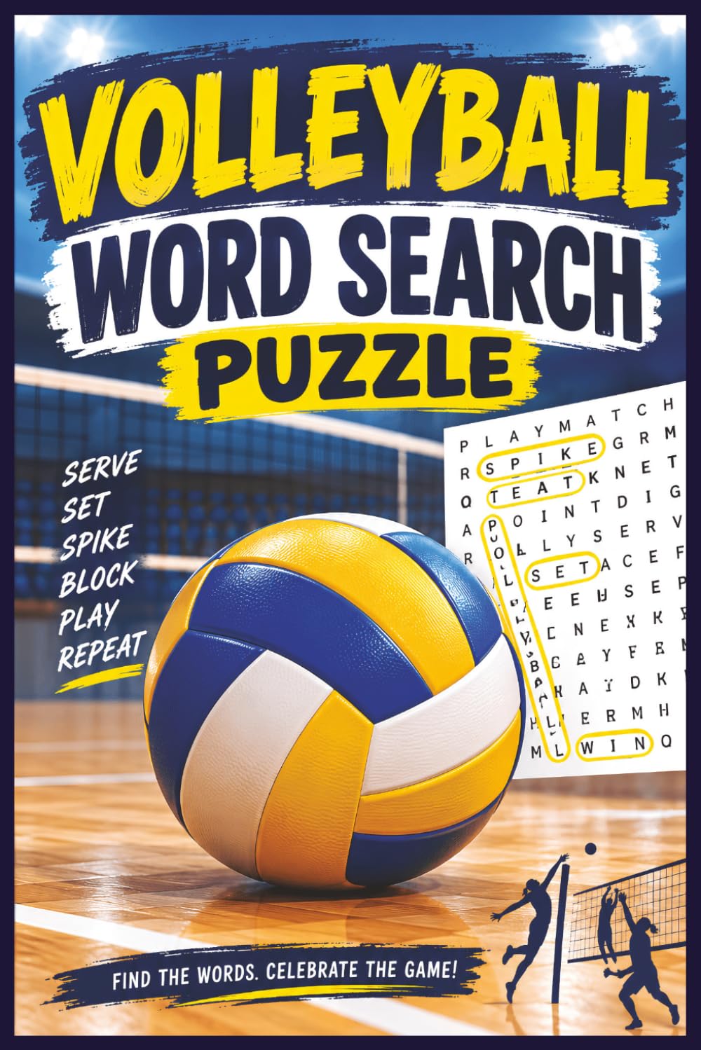 Volleyball Word Search Puzzle: 55 Fun Puzzles for Kids, Teens & Adults | Featuring Players, Positions, Skills, Game Action, Equipment & Volleyball... 113 Pages | Perfect Gift for Volleyball Fans! baixar livro de graça