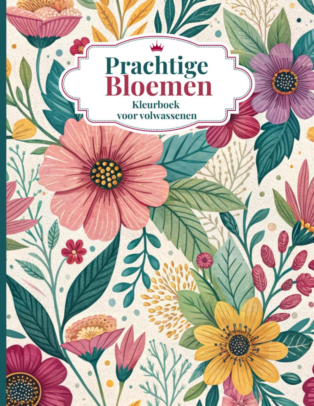 Prachtige Bloemen Kleurboek voor Volwassenen: Ontspannende Bloemenpatronen voor Stressverlichting en Mindfulness baixar o livro de graça