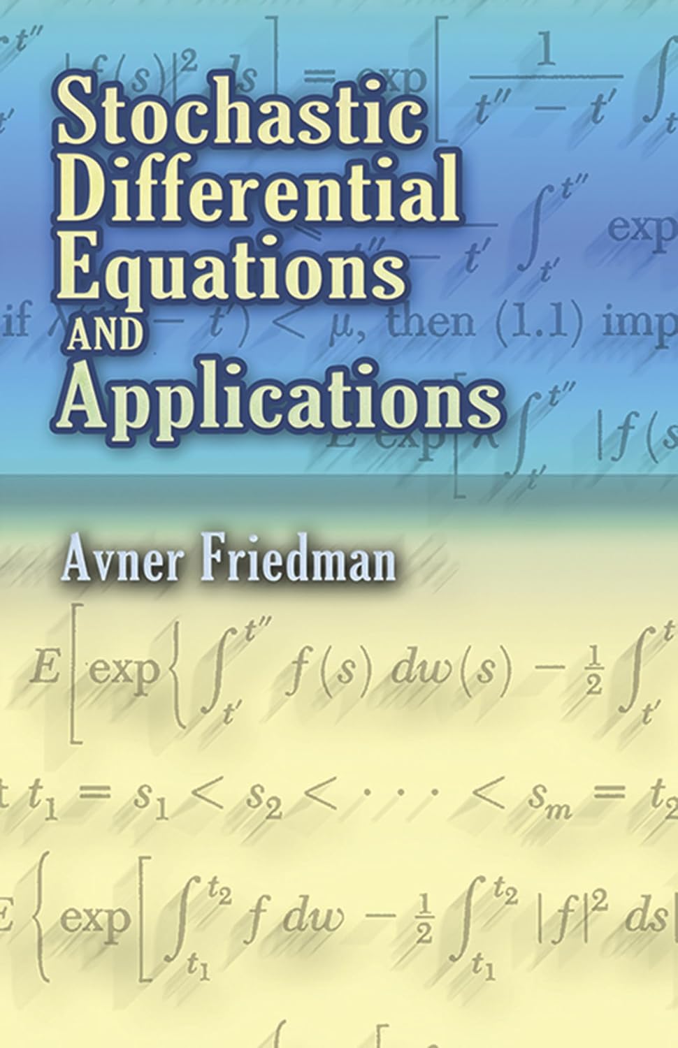 ler totalmente Stochastic Differential Equations and Applications
