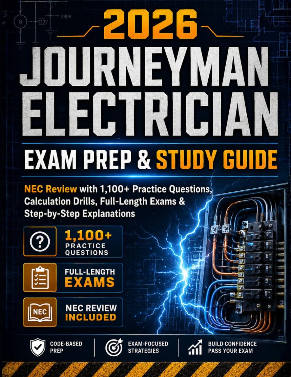 2026 Journeyman Electrician Exam Prep and Study Guide: NEC Review with 1,100+ Practice Questions, Calculation Drills, Full-Length Exams & Step-by-Step Explanations baixar o livro de graça